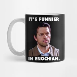 Supernatural Funnier In Enochian Mug
